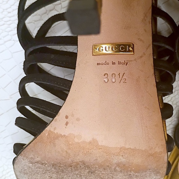 Rare Stunning Gucci Cage Sandals in size EU 38.5 and US 8/8.5 - Picture 15 of 16